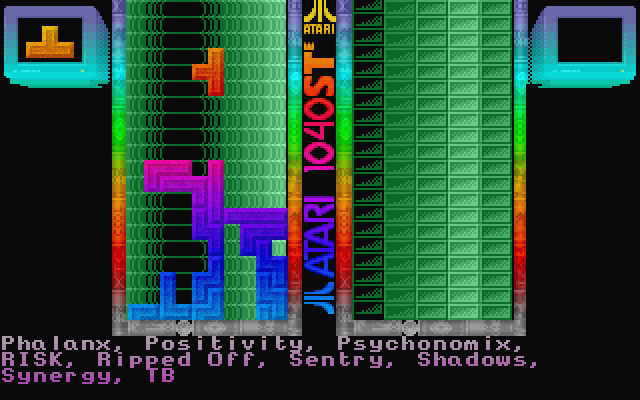 STetris atari screenshot